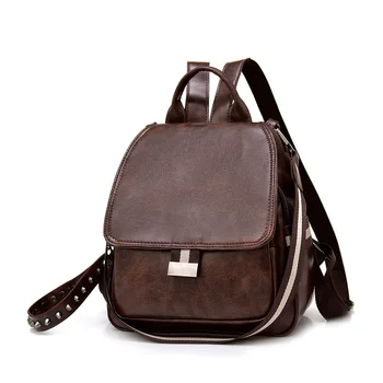 Backpack women soft PU leather bag vintage rugzak female anti-theft backpacks for girls mochila antirrobo mujer plecaki damskie
Backpack women soft PU leather bag vintage rugzak female anti-theft backpacks for girls mochila antirrobo mujer plecaki damskie