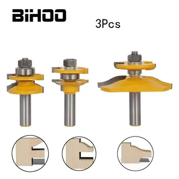3Pcs/Set 1/2" Round Over Rail & Stile with Cove Panel Raiser Bit Router Bit Set Tenon Cutter for Woodworking Tools
3Pcs/Set 1/2" Round Over Rail & Stile with Cove Panel Raiser Bit Router Bit Set Tenon Cutter for Woodworking Tools