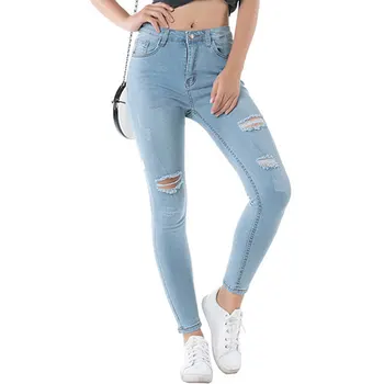 2020 High Waisted Skinny Jeans Female Elastic Denim Plus Size Boyfriend Jeans Woman Mom Ripped Jeans Pencil Pants Mujer
2020 High Waisted Skinny Jeans Female Elastic Denim Plus Size Boyfriend Jeans Woman Mom Ripped Jeans Pencil Pants Mujer