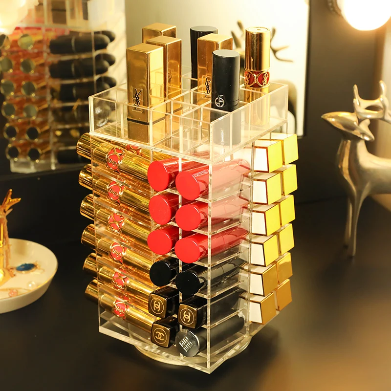 New Acrylic Makeup Organizer Storage Box 360 Degree Rotating Lipstick Jewelry Box Lip Gloss Organizer Display Boxes
New Acrylic Makeup Organizer Storage Box 360 Degree Rotating Lipstick Jewelry Box Lip Gloss Organizer Display Boxes