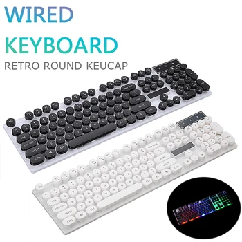 POHIKS GTX300 Wired Home Office Keyboard 104 keys Portable USB LED Backlight PC Laptop Keyboard Supports Windows 7 8 10
POHIKS GTX300 Wired Home Office Keyboard 104 keys Portable USB LED Backlight PC Laptop Keyboard Supports Windows 7 8 10