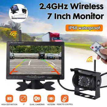 Waterproof Wireless 7 Monitor Reversing Camera Rear View 12V 24V Truck Night Vision Reversing Backup
Waterproof Wireless 7 Monitor Reversing Camera Rear View 12V 24V Truck Night Vision Reversing Backup