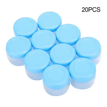 20pcs Empty Cream Bottle Jar Refillable DIY Face Cream Skin Moisturizing Gel Container Storage Case Box With Lid 15g/pc Blue Cap
20pcs Empty Cream Bottle Jar Refillable DIY Face Cream Skin Moisturizing Gel Container Storage Case Box With Lid 15g/pc Blue Cap