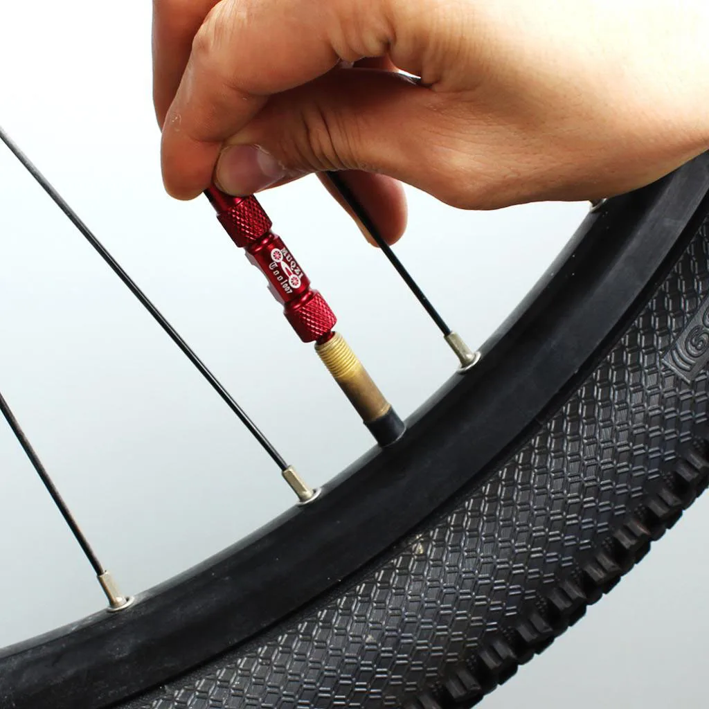 Bicycle Bike Tire Valve Core Removal Presta Tyre Valve Cores / Extenders Remover Tool Kit with 5mm Wrench Flats 4 colors options Bicycle Bike Tire Valve Core Removal Presta Tyre Valve Cores / Extenders Remover Tool Kit with 5mm Wrench Flats 4 colors options