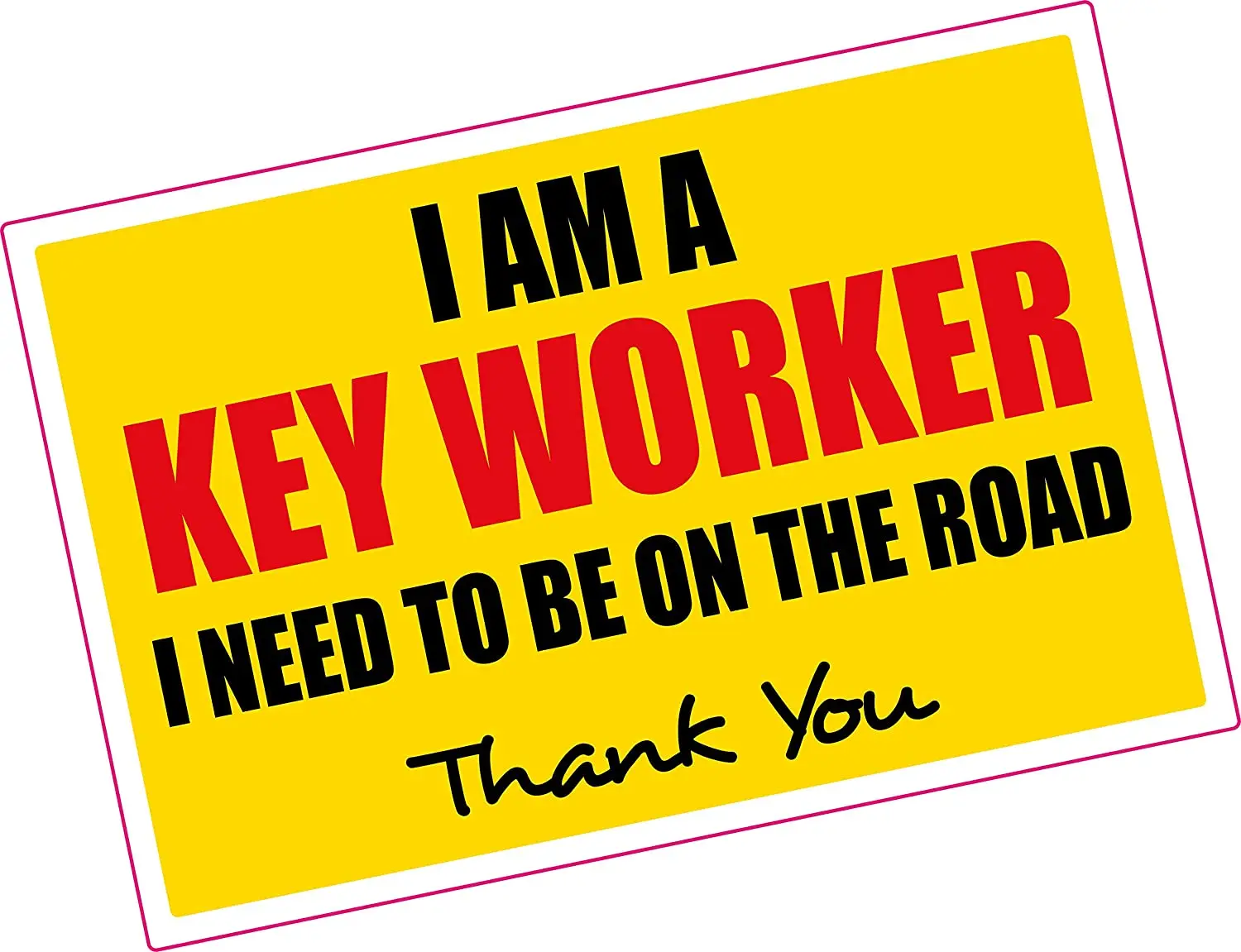 I AM A Key Worker, Виниловая наклейка на автомобиль, фургон, блокировка, 120x80 мм, NHS Carer Driver PVC
I AM A Key Worker, Виниловая наклейка на автомобиль, фургон, блокировка, 120x80 мм, NHS Carer Driver PVC