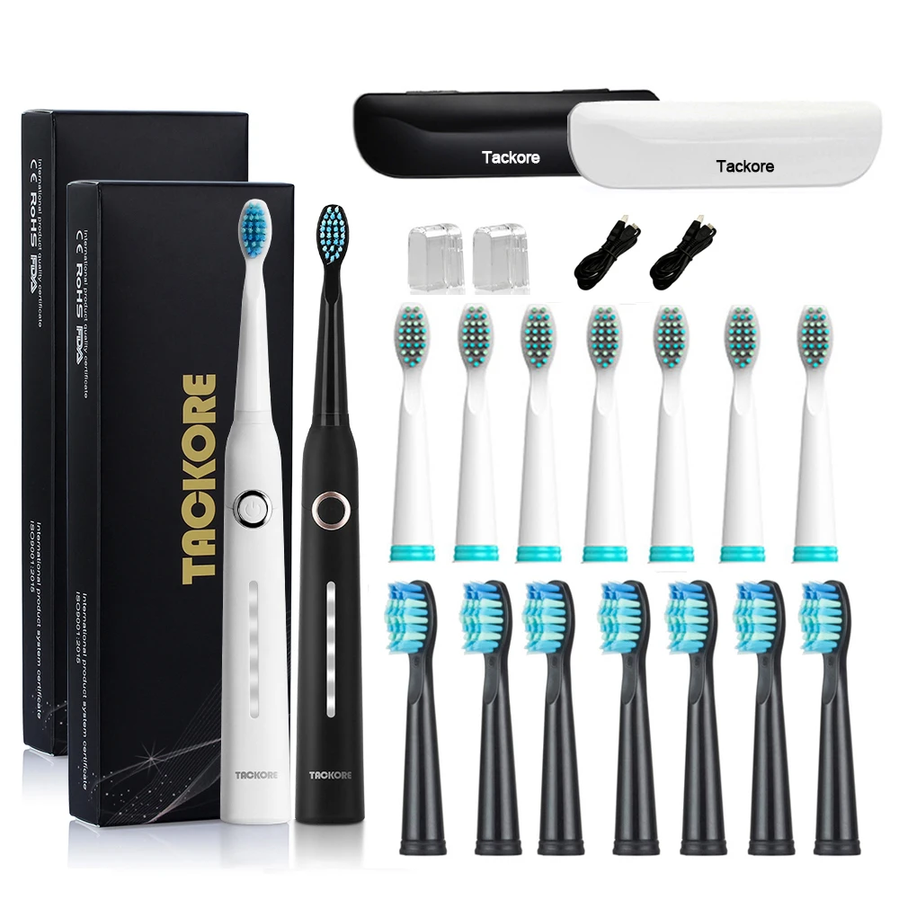 Sonic Electric Toothbrush With Travel Box Adult Timer 5 Mode USB Wave Rechargeable Smart Tooth Brushes Replacement Heads
Sonic Electric Toothbrush With Travel Box Adult Timer 5 Mode USB Wave Rechargeable Smart Tooth Brushes Replacement Heads