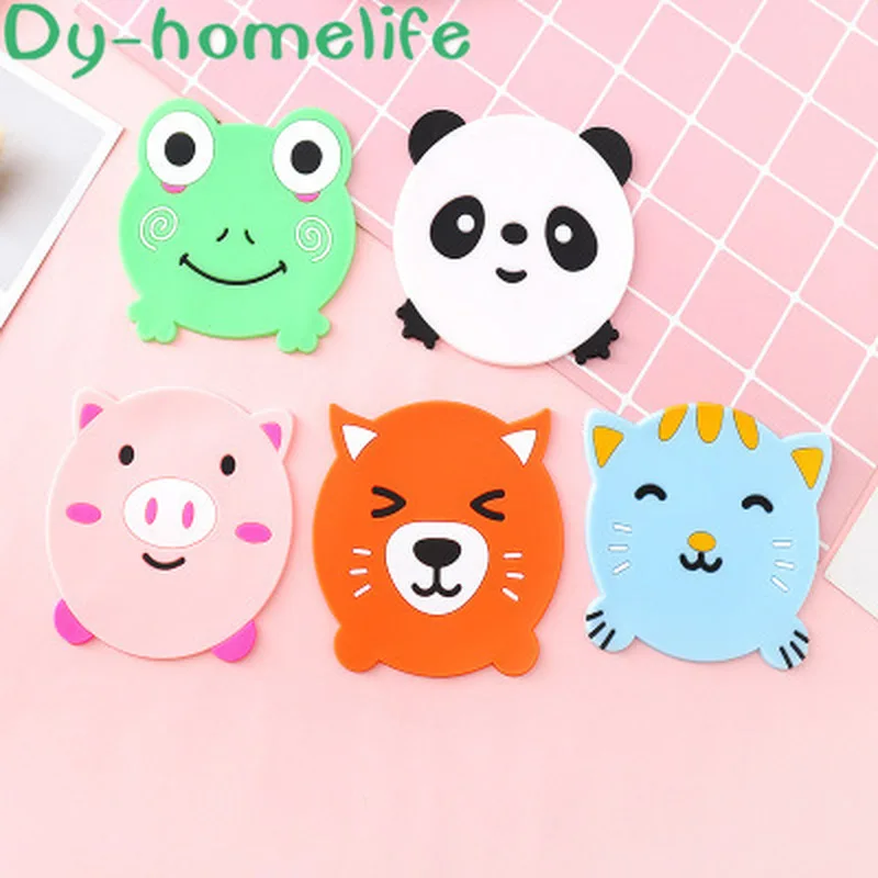 Creative Cartoon Animal Motifs, Modeling Soft PVC Coasters Creative Non-slip Insulation Mats Tea Coasters Home Kitchen Supplies
Creative Cartoon Animal Motifs, Modeling Soft PVC Coasters Creative Non-slip Insulation Mats Tea Coasters Home Kitchen Supplies