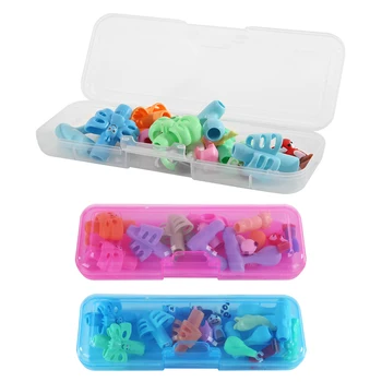 4pcs Hollowed Pencil Holder Tools Rubber Children Learning Practise Two Finger Correction Writing Pen Aid Grip for School Kids
4pcs Hollowed Pencil Holder Tools Rubber Children Learning Practise Two Finger Correction Writing Pen Aid Grip for School Kids