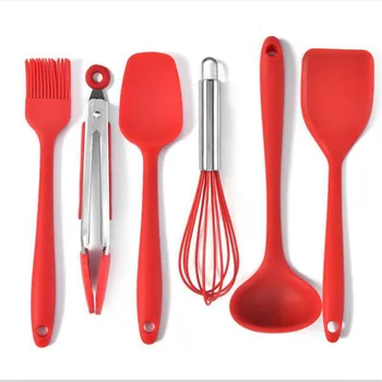 6Pcs Heat Resistant Silicone Cookware Set Nonstick Cooking Tools Kitchen Baking Tool Kit Utensils Kitchen Accessories
6Pcs Heat Resistant Silicone Cookware Set Nonstick Cooking Tools Kitchen Baking Tool Kit Utensils Kitchen Accessories