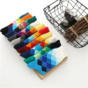 2019 New Fashion Printing Geometry Diamond Colorful Men Cotton Happy Socks Warm Colorful Diamond Casual Dress Socks
2019 New Fashion Printing Geometry Diamond Colorful Men Cotton Happy Socks Warm Colorful Diamond Casual Dress Socks