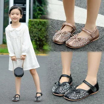 Kids Leather Shoes Girls Wedding Dress Shoes Children Princess Flower For Casual Dance Flat Sandals
Kids Leather Shoes Girls Wedding Dress Shoes Children Princess Flower For Casual Dance Flat Sandals