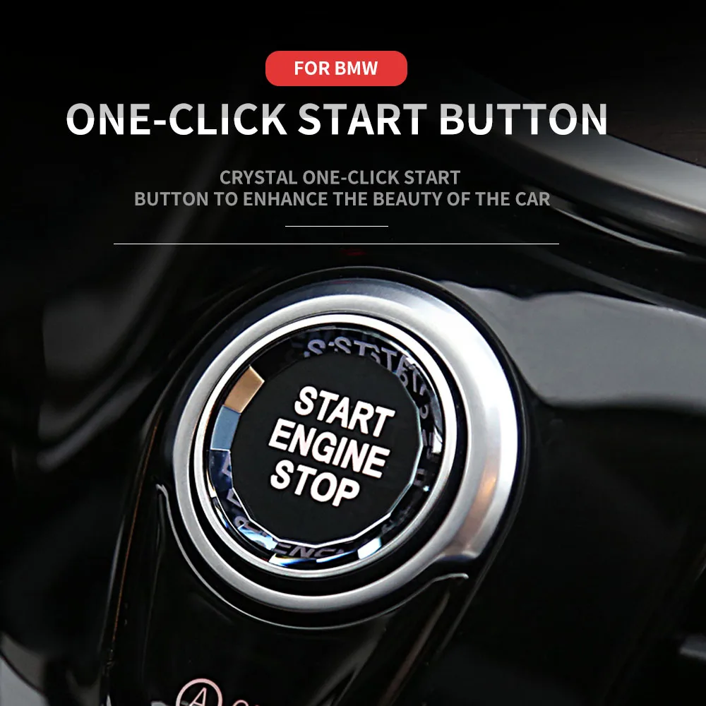 Start Stop Engine Button Switch Cover For BMW F10 F11 F30 F32 F12 F01 F02 F15 F16 F20 F25 F26 6 colors Crystal Button Case Cap
Start Stop Engine Button Switch Cover For BMW F10 F11 F30 F32 F12 F01 F02 F15 F16 F20 F25 F26 6 colors Crystal Button Case Cap