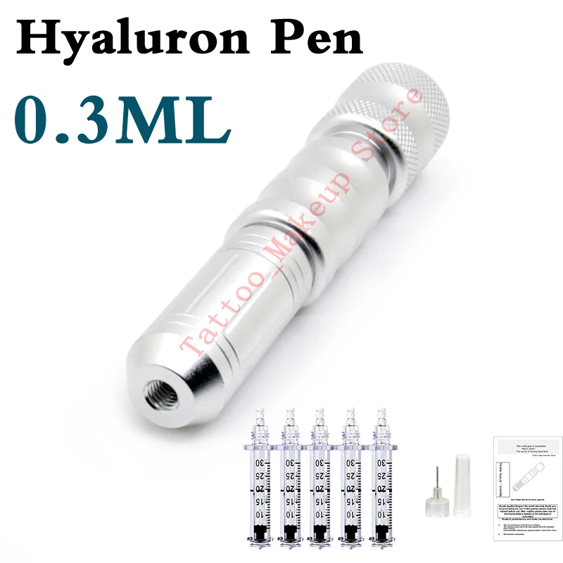 0.3ml Hyaluronic acid Injection Pen hyaluron pen No-Needle Mesotherapy gun High Pressure Acid Guns Massage Atomizer pen
0.3ml Hyaluronic acid Injection Pen hyaluron pen No-Needle Mesotherapy gun High Pressure Acid Guns Massage Atomizer pen