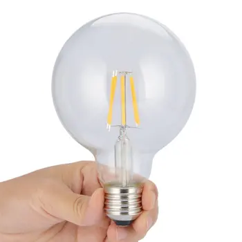 E27 Edison Light Bulb Vintage Style 4W Imitation Tungsten Filament Bulb LED Lamp Warm Yellow Light For Indoor Home Decor G95 G80
E27 Edison Light Bulb Vintage Style 4W Imitation Tungsten Filament Bulb LED Lamp Warm Yellow Light For Indoor Home Decor G95 G80
