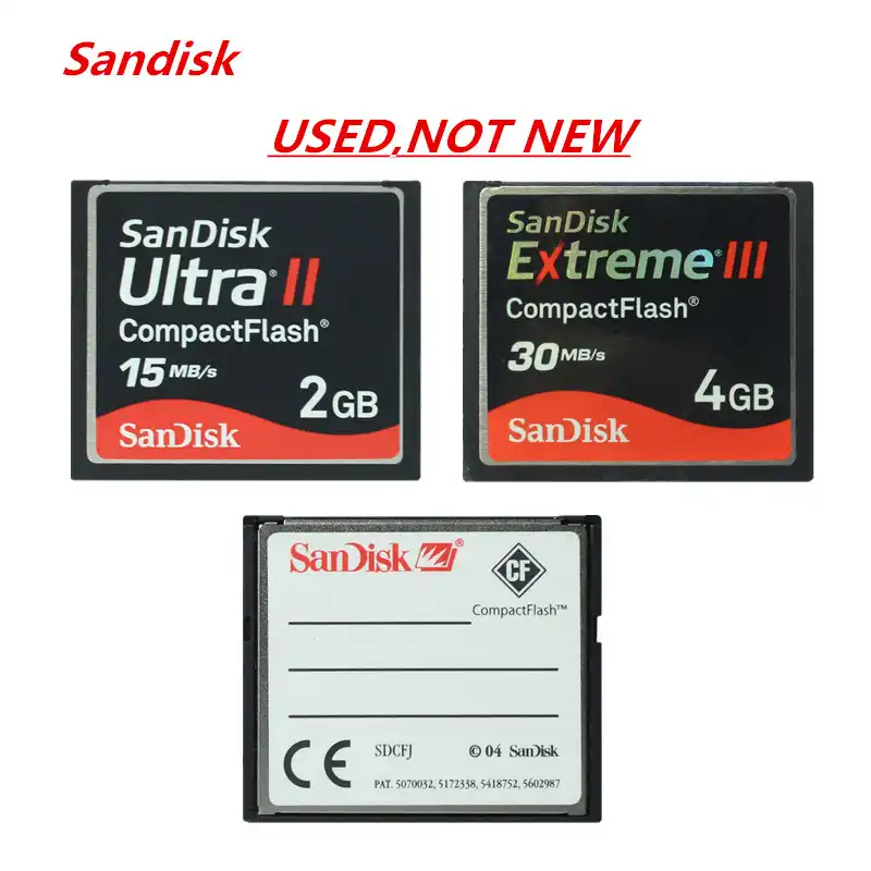 Original Sandisk Extreme Ii Extreme Iii 4gb Compactflash Card 30mb S 2gb Ultra Ii 15mb S Cf Memory Card Memory Cards Aliexpress