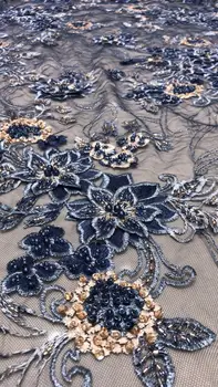 top quality Modern design French net lace fabric African Flower mul ti color embroidery tulle lace fabric for ladies dress 
top quality Modern design French net lace fabric African Flower mul ti color embroidery tulle lace fabric for ladies dress