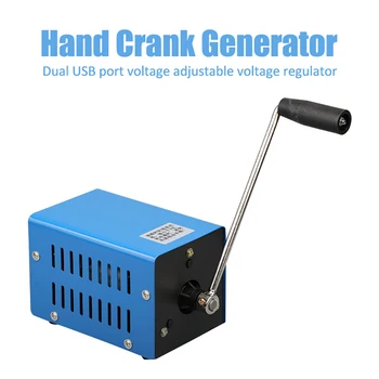 Portable USB Charging Hand Crank Generator Emergency Hand Crank Dynamotor High Power Charger Outdoor Camping Survival Power Bank 
Portable USB Charging Hand Crank Generator Emergency Hand Crank Dynamotor High Power Charger Outdoor Camping Survival Power Bank