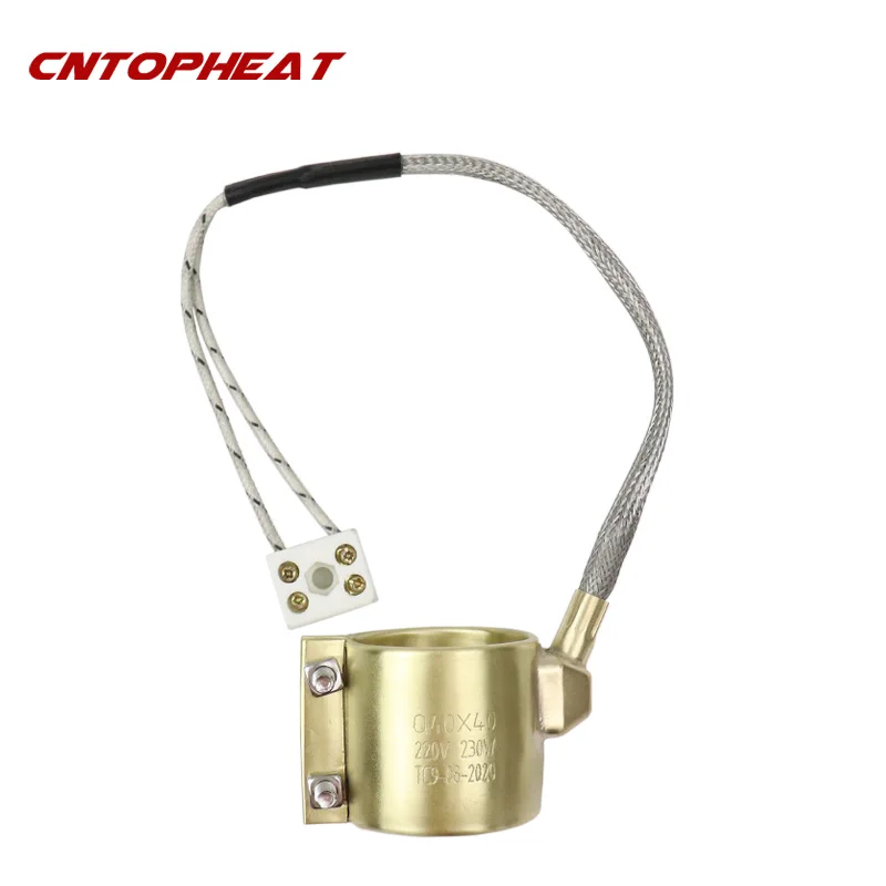 220v Brass Band Heater 40mmx40mm Electric Copper Barrel Heater Band for Injection Molding Machine
220v Brass Band Heater 40mmx40mm Electric Copper Barrel Heater Band for Injection Molding Machine