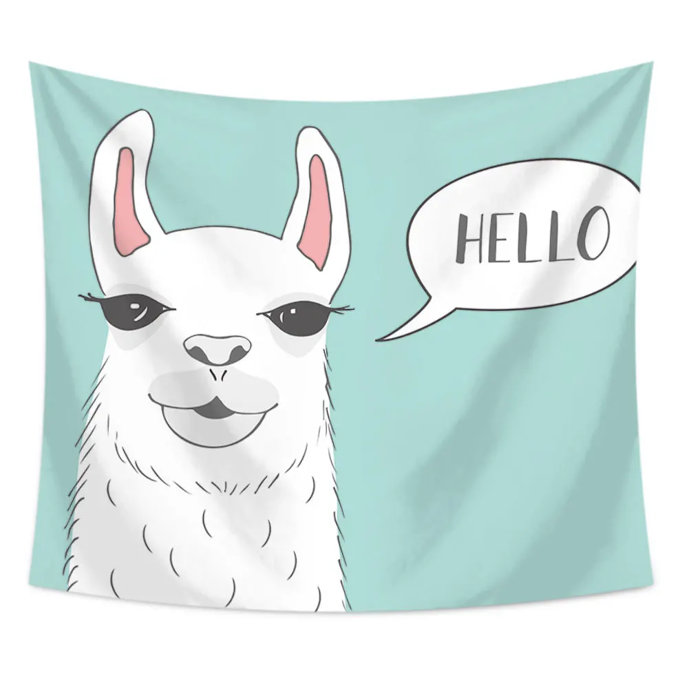 Cartoon Alpaca Prints Tapestry Wall Hanging Tapestries Living Room Decorative Office Throw Rug Blanket Camping Tent Tapestry
Cartoon Alpaca Prints Tapestry Wall Hanging Tapestries Living Room Decorative Office Throw Rug Blanket Camping Tent Tapestry