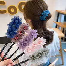 New Fashion Head Hair Tools Headwear Pan Head Lazy Fluffy Tool Elegant Three Flower Temperament Hair Bow Plush Hair Accessories
New Fashion Head Hair Tools Headwear Pan Head Lazy Fluffy Tool Elegant Three Flower Temperament Hair Bow Plush Hair Accessories