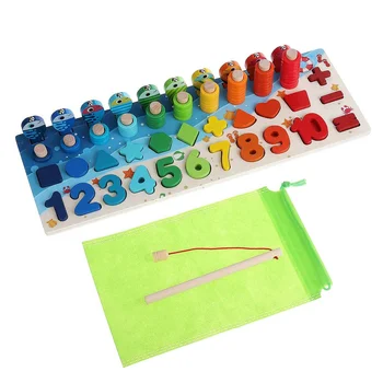 Montessori Educational Wooden Toys For Children Kids Busy Board Math Fishing Preschool Wooden Montessori Toys Count Geometric
Montessori Educational Wooden Toys For Children Kids Busy Board Math Fishing Preschool Wooden Montessori Toys Count Geometric