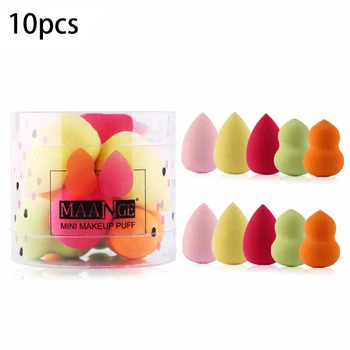 10PCS Makeup Blender Beauty Sponge Set Wet&dry Use Makeup Puff Blending Tools For Liquid Cream Powder Foundation Shadow
10PCS Makeup Blender Beauty Sponge Set Wet&dry Use Makeup Puff Blending Tools For Liquid Cream Powder Foundation Shadow