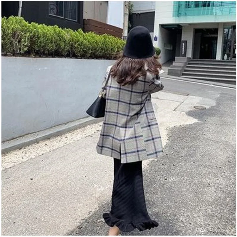 Loose-Fit Suit Women's 2019 Summer Wear Contrast Color Pattern Casual Versatile Suit Jacket
Loose-Fit Suit Women's 2019 Summer Wear Contrast Color Pattern Casual Versatile Suit Jacket