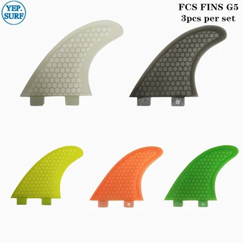 Surfing FCS Fins G5 Size Surfboard Honeycomb Fibreglass Fin 5 color Surf Quilhas FCS G5 Surf Fins
Surfing FCS Fins G5 Size Surfboard Honeycomb Fibreglass Fin 5 color Surf Quilhas FCS G5 Surf Fins