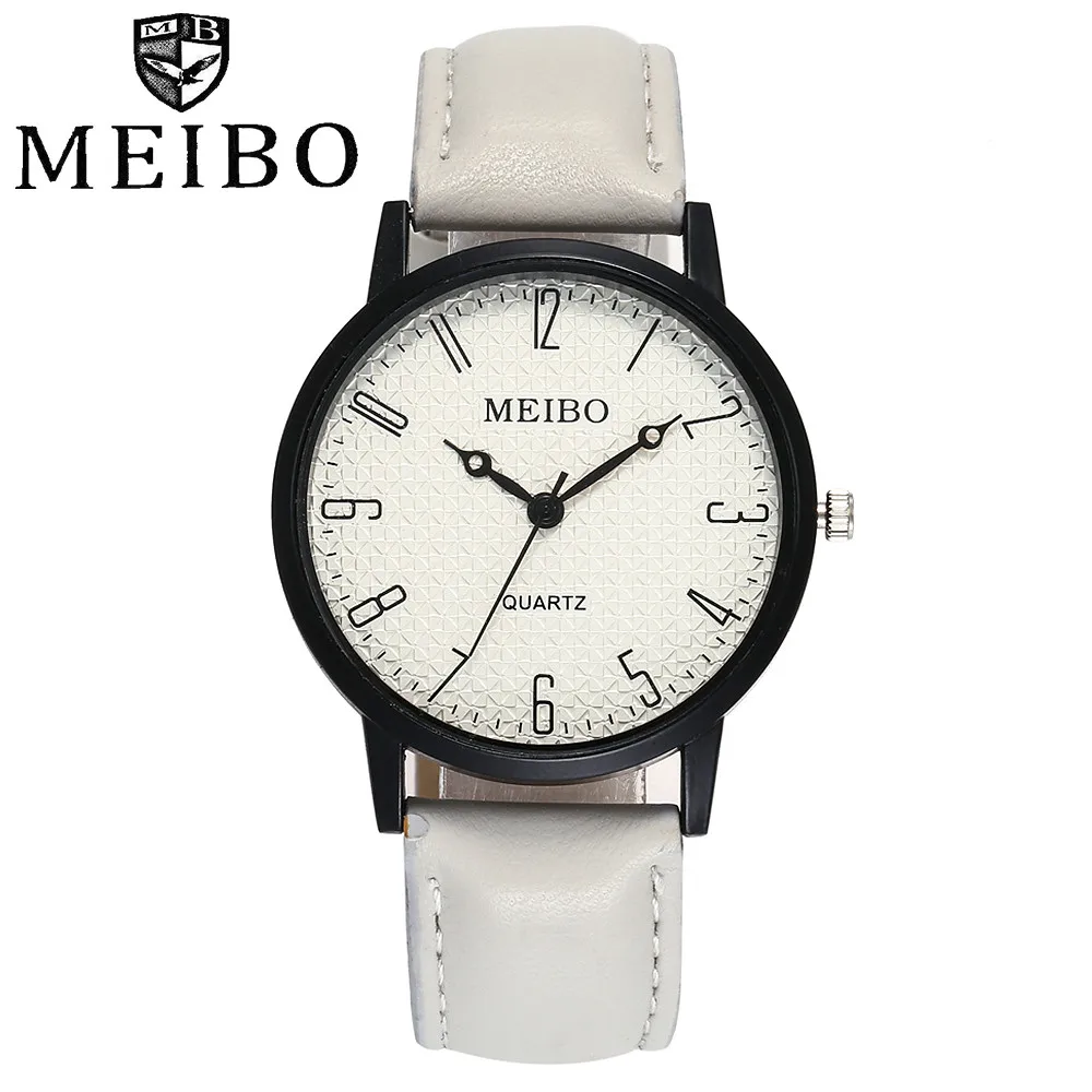MEIBO Модные женские простые часы спортивные аналоговые кварцевые наручные relogio