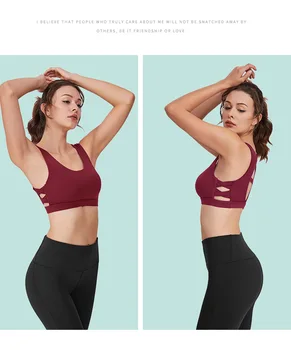 New Sports Bra Women's Double Shoulder Strap Yoga Top Moisture Quick-drying Fitness Beauty Back Sports Underwear Wholesale 
New Sports Bra Women's Double Shoulder Strap Yoga Top Moisture Quick-drying Fitness Beauty Back Sports Underwear Wholesale