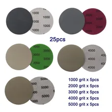 25Pcs 2inch 50mm Round Sandpaper Wet Dry Sanding Disc Sand Sheet Hook Loop Pad 1000-5000 Grit Metal Polishing Pad Grinding Tool
25Pcs 2inch 50mm Round Sandpaper Wet Dry Sanding Disc Sand Sheet Hook Loop Pad 1000-5000 Grit Metal Polishing Pad Grinding Tool