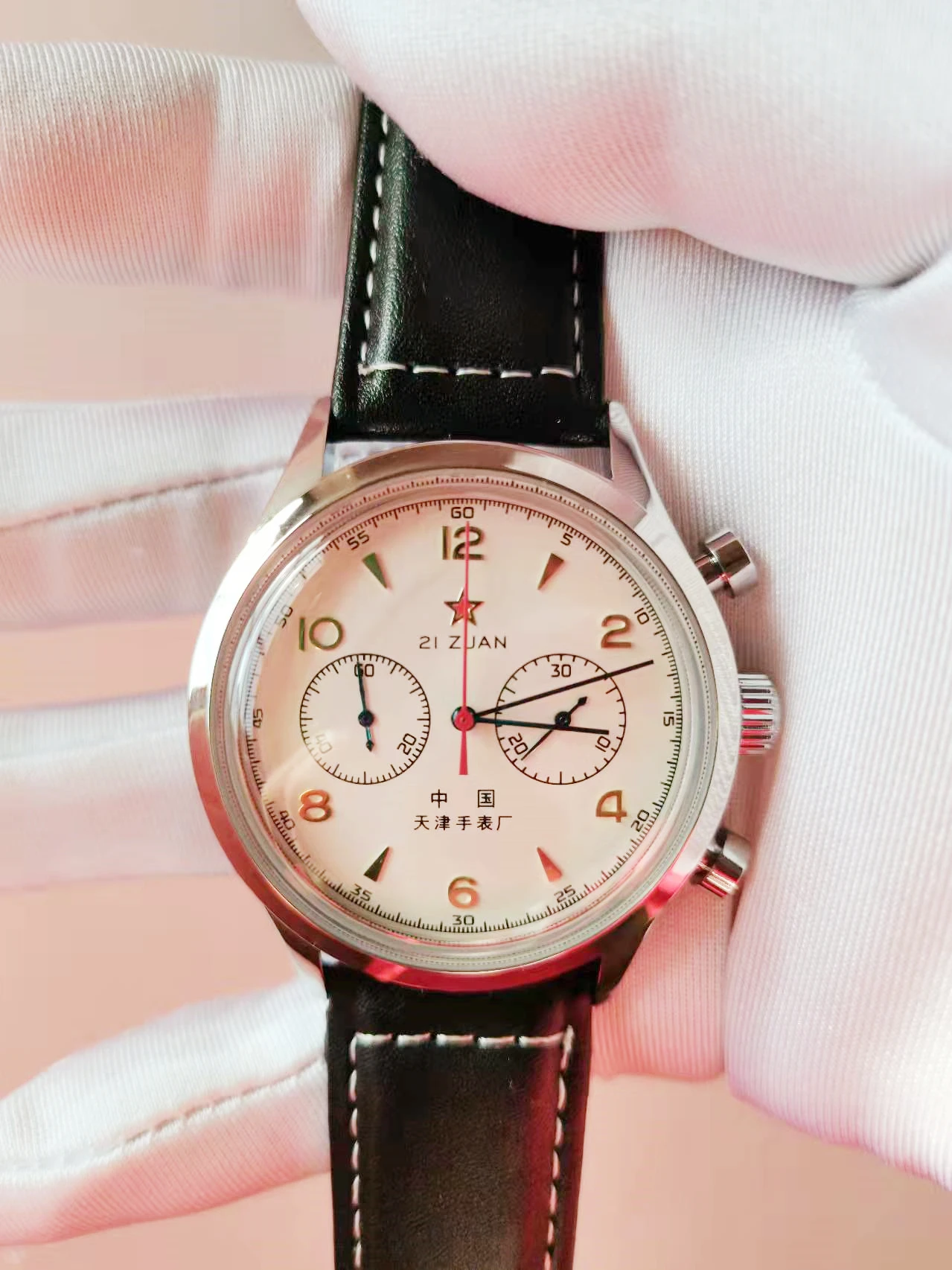 Часы-Пилот мужские кварцевые в стиле ретро 42 мм | Наручные часы
