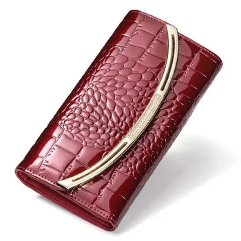 Fashion New Genuine Leather Wallet Women Large Capacity Luxury Design Patent Leather Clutch Purse For Credit Card Cowhide Ladies
Fashion New Genuine Leather Wallet Women Large Capacity Luxury Design Patent Leather Clutch Purse For Credit Card Cowhide Ladies