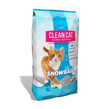 Clean cat – Sable Aglomerante iberamigo Snowball 5 l 
Clean cat – Sable Aglomerante iberamigo Snowball 5 l