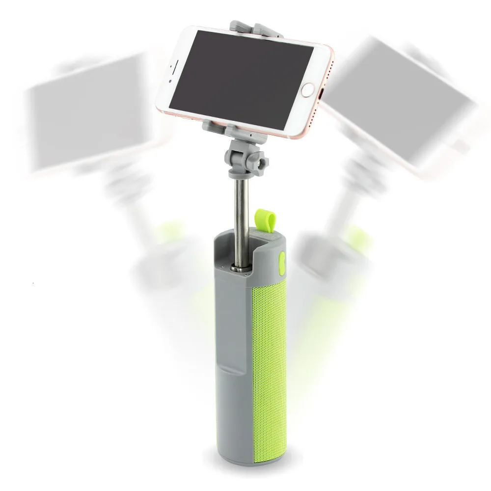 Mini Selfie Stick Bluetooth Wireless Speakers Multi-Functional Flashlight Box Design Stereo Outdoor Power Bank Sound Bar Mini Selfie Stick Bluetooth Wireless Speakers Multi-Functional Flashlight Box Design Stereo Outdoor Power Bank Sound Bar