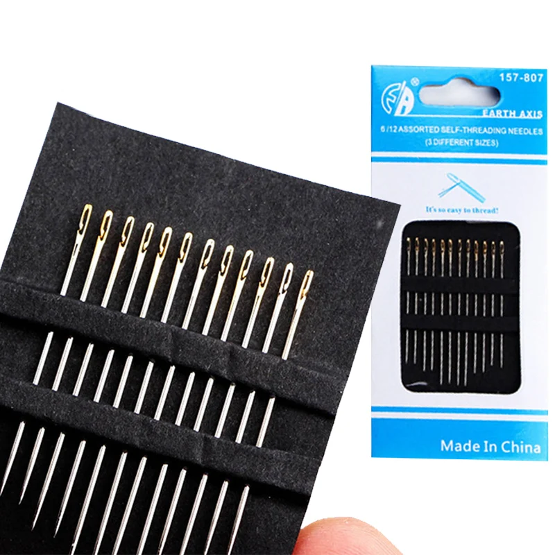 High Quality Darning Needles Stainless Steel Multi-size Blind Needle 12PCS/Lot Popular Side Opening DIY Sewing Needle Sewing
High Quality Darning Needles Stainless Steel Multi-size Blind Needle 12PCS/Lot Popular Side Opening DIY Sewing Needle Sewing