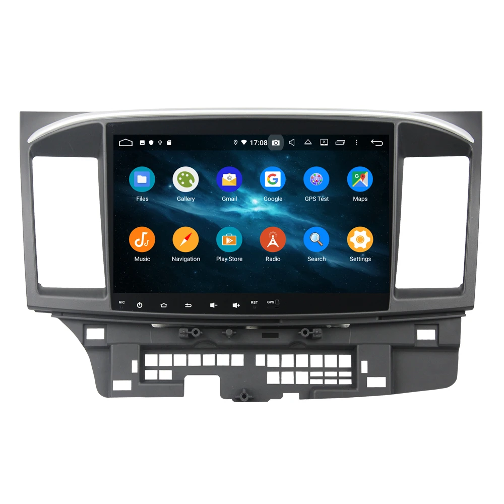 Top Android 9 8 Core With DSP For Mitsubishi LANCER 2015 Car radio video player Multimedia GPS navigation accessories No dvd 2 din 3