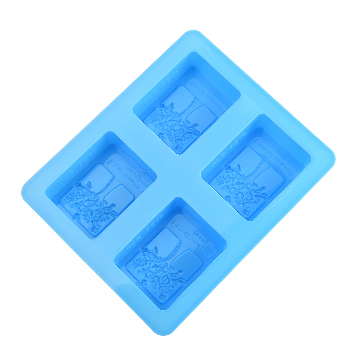 20.5*16.5*3.5 cm 4 Grids Happy Tree Silica Soap Mould Cake Mold Kitchen Accessories High Temperature Cold Soap Maker Mold
20.5*16.5*3.5 cm 4 Grids Happy Tree Silica Soap Mould Cake Mold Kitchen Accessories High Temperature Cold Soap Maker Mold