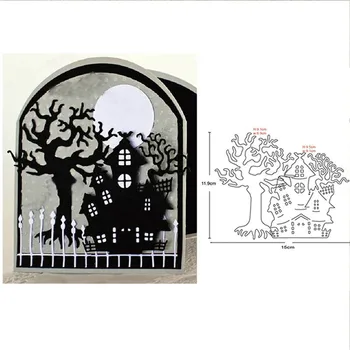 craft dies Halloween Castle Tree metal cutting dies stencil DIY dies scrapbooking paper card making template Dies embossing dies
craft dies Halloween Castle Tree metal cutting dies stencil DIY dies scrapbooking paper card making template Dies embossing dies