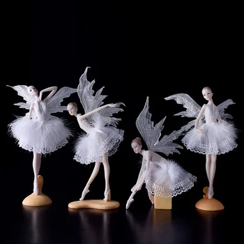 Ballerina Fairy Garden Miniature Figurines Resin Ballet White Feather Angel Ornaments Girl Room Decoration Home Decor Modern
Ballerina Fairy Garden Miniature Figurines Resin Ballet White Feather Angel Ornaments Girl Room Decoration Home Decor Modern