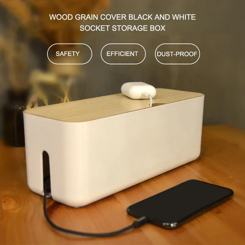 Wire Storage Box Cable Manager Organizer Box Power Line Storage Cases Junction Box Household Necessities
Wire Storage Box Cable Manager Organizer Box Power Line Storage Cases Junction Box Household Necessities