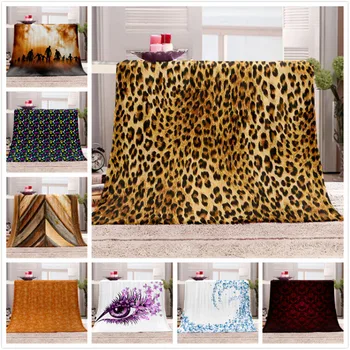 Throw Blanket Leopard Skin Motif with Abstract Safari Animal Camouflage Pattern Warm Microfiber Blanket
Throw Blanket Leopard Skin Motif with Abstract Safari Animal Camouflage Pattern Warm Microfiber Blanket