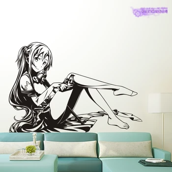 Sword Art Online Wall Decal Vinyl Asuna Wall Stickers Decal Decor Home Decoration Anime Car Sticker
Sword Art Online Wall Decal Vinyl Asuna Wall Stickers Decal Decor Home Decoration Anime Car Sticker