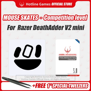Hotline Games 3.0 Competition Level Mouse Skates Mouse Feet Replacement Feet for Razer DeathAdder V2 Mini 0.28mm/0.7mm Thickness
Hotline Games 3.0 Competition Level Mouse Skates Mouse Feet Replacement Feet for Razer DeathAdder V2 Mini 0.28mm/0.7mm Thickness