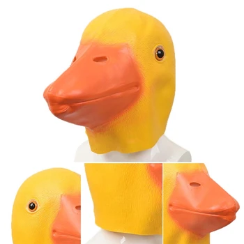 Halloween Party Headgear Spoof Yellow Duck Latex Mask Masquerade Cosplay Face Mask Bar Stage Performance Props
Halloween Party Headgear Spoof Yellow Duck Latex Mask Masquerade Cosplay Face Mask Bar Stage Performance Props