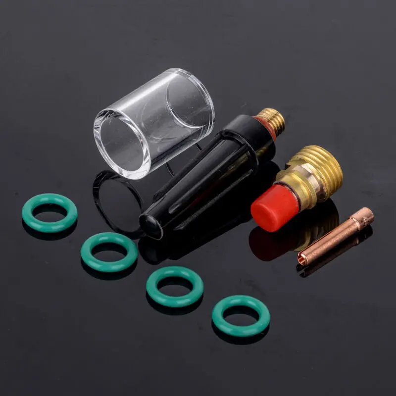 8pcs Brand New And High Quality Welding Torch Gas Lens # 10 Heat Cup Kit For Tig WP-9 / 20/25 Torch Series
8pcs Brand New And High Quality Welding Torch Gas Lens # 10 Heat Cup Kit For Tig WP-9 / 20/25 Torch Series