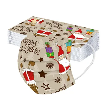 50pc Adult's Merry Christmas Mask Masque Disposable Filter Face Mask Industrials 3-layer Face Masks Christmas Gift Mascarillas
50pc Adult's Merry Christmas Mask Masque Disposable Filter Face Mask Industrials 3-layer Face Masks Christmas Gift Mascarillas