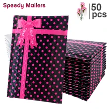 50PCS 4x7'' Poly Bubble Mailers Printed Thank You Bowknot Design Small Black Polka Dots Self Sealing Padded Mailing Envelope Bag
50PCS 4x7'' Poly Bubble Mailers Printed Thank You Bowknot Design Small Black Polka Dots Self Sealing Padded Mailing Envelope Bag