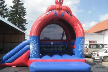 inflatable spiderman combo slide bouncer
inflatable spiderman combo slide bouncer