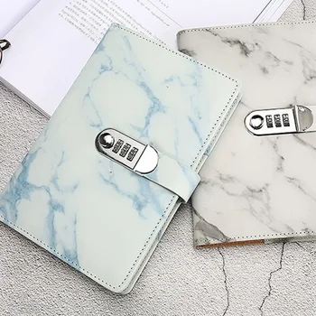 Password Notebook Marble Texture 100 Sheets Personal Diary with Lock Code Thick Notepad Leather Office School Supplies Gift
Password Notebook Marble Texture 100 Sheets Personal Diary with Lock Code Thick Notepad Leather Office School Supplies Gift